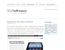 Tablet Screenshot of mackofff.waw.pl